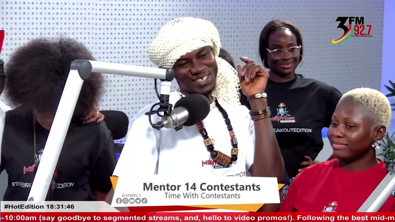 The Mentor 14 contestants featuring in a Mashup on #3fmdrive with @Trigmaticmusic