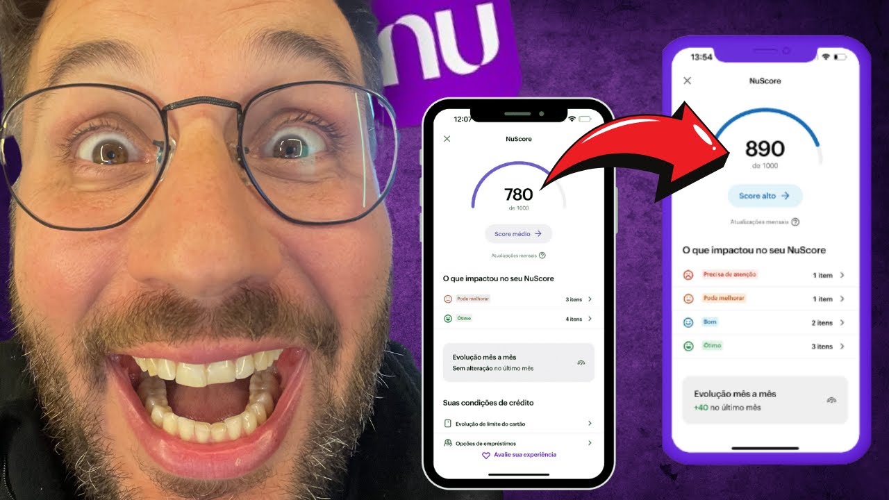 SE VOC&Ecirc; USA NUBANK, Fa&ccedil;a ISSO AGORA! (Nuscore PERFEITO = Limite GIGANTE!)