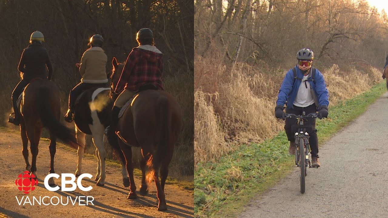 Tale of a trail: Cyclists want a trail at Burnaby Lake to be paved, but horse riders are unhappy