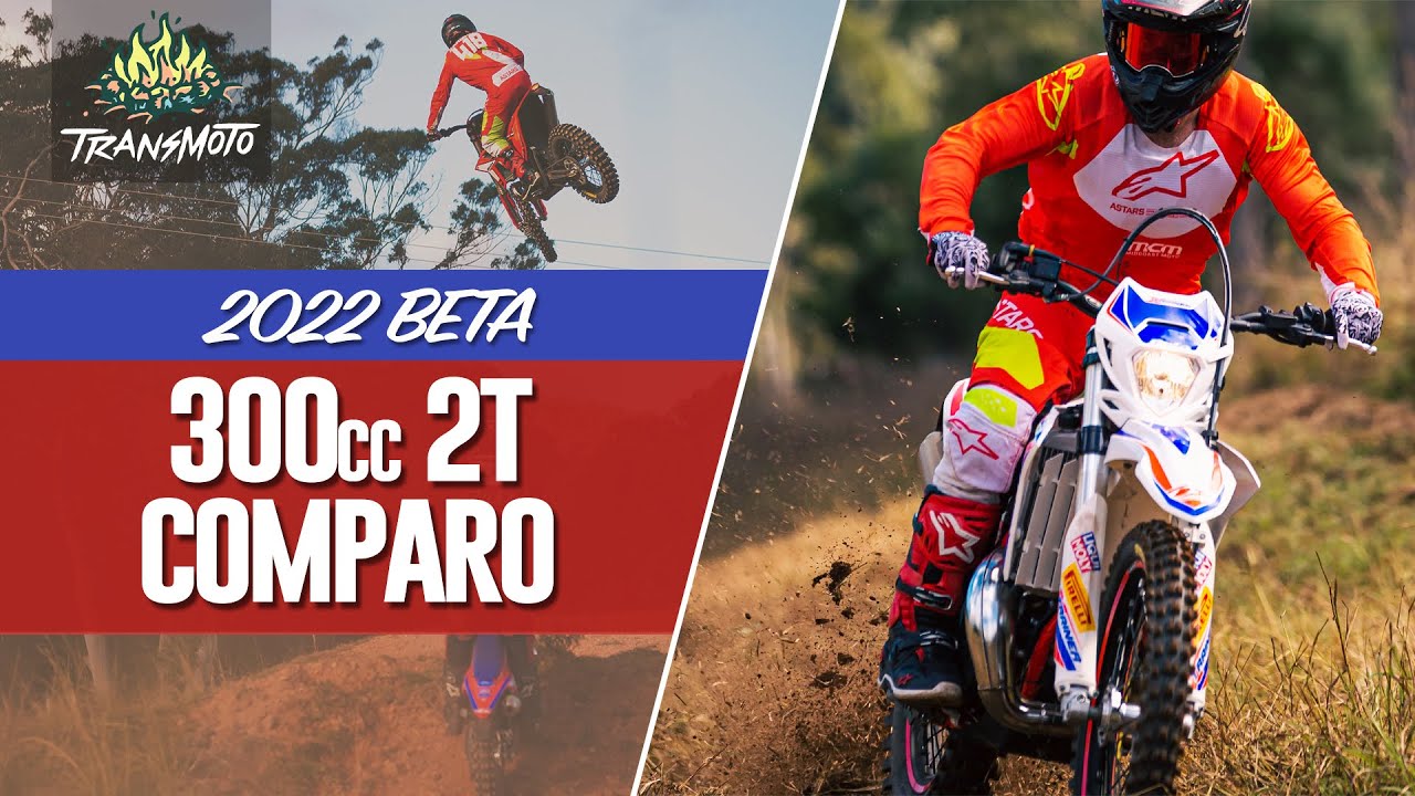 Transmoto Tested: 4-Way Beta 300CC 2T Comparo