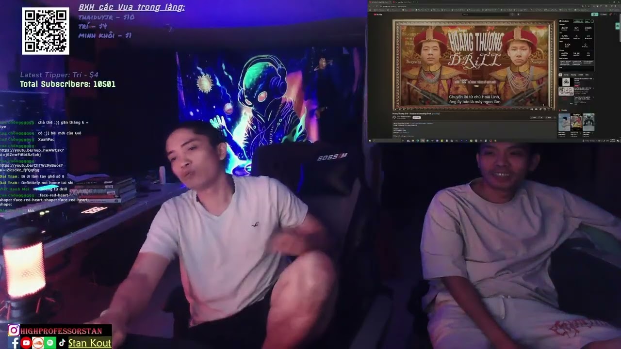 hình như là Hoàng Thượng Drill - Sawpaing ft XuanPac Reaction.