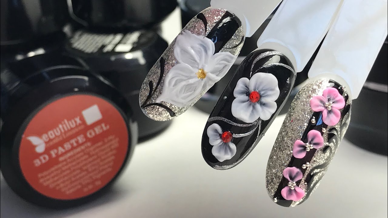 Лепка 4D и 3D гелями ❤️ все про лепку ❤️ Beautilux AliExpress ❤️ лепка на ногтях