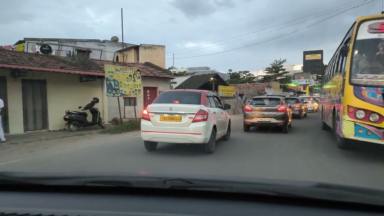 Why coimbatore is heavy traffic nowadays Omg mere coimbatore traffic jam area 