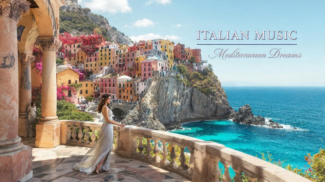Italian Vibes & Mediterranean Paradise 🎶 Relaxing Italy Scenery 4K | Dolce Italia Music