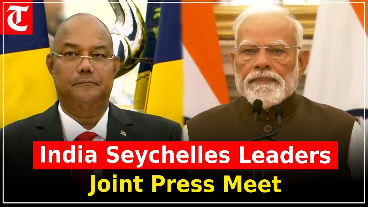 PM Modi and Seychelles President Herminie address media at joint press meet in New Delhi