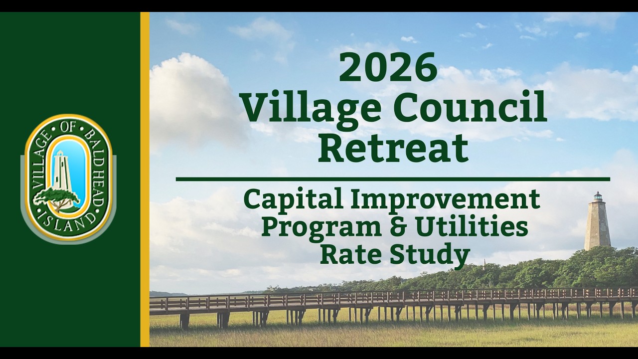 2026 Council Retreat - Capital Improvement Program & Utilities Rate Study