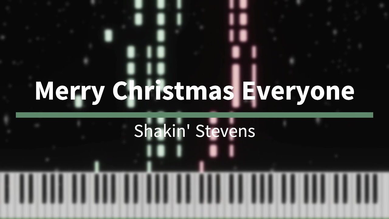 Merry Christmas Everyone - Shakin' Stevens [Piano Tutorial]