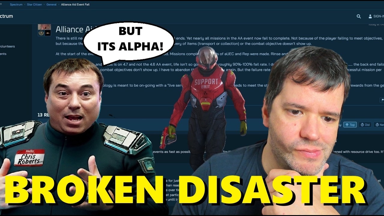 STAR CITIZEN | Благотворительное мероприятие Alliance Aid – это полный провал❗
