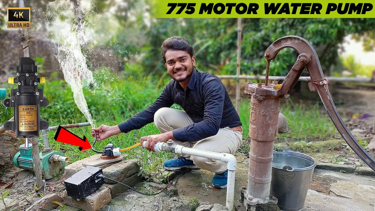 775 motor water pump क्या  जमीन के अंदर से पानी खीच सकता है?