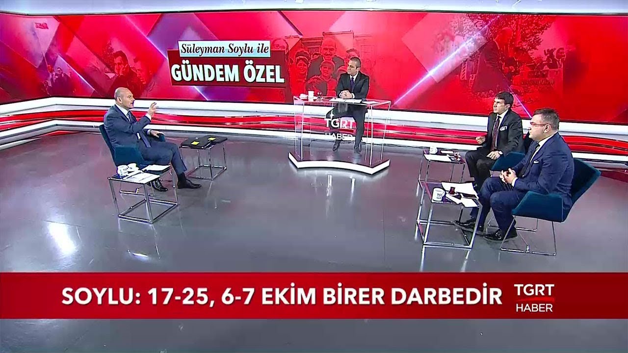 İçişleri Bakanı Süleyman Soylu'dan TGRT Haber'e Özel Açıklamalar