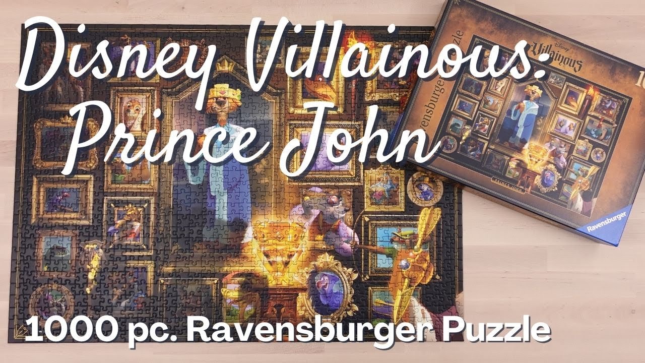 Relax With a Puzzle - Ravensburger 1000 pc. Puzzle - Disney Villainous: Prince John