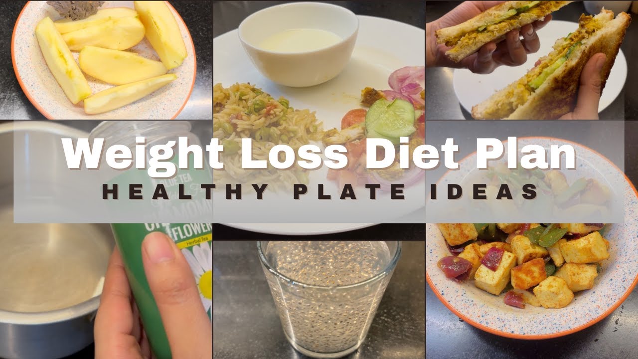 Weight Loss Diet Plan | 1200 kcal High Protein Weight Loss Plate Ideas | Weightloss Diet Vlog Day 2 