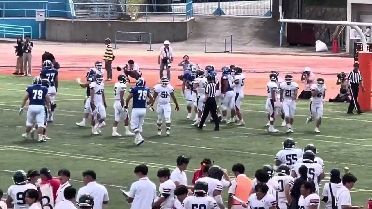 【1Q】24.0420.関西学院大学vs慶應義塾大学@王子スタジアム（関西学生アメリカンフットボール）