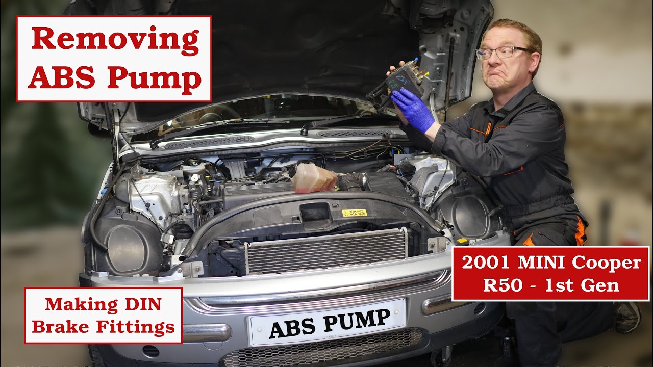 Removing ABS Control Module on a 2001 Mini One Cooper R50 R52  with Tritec Engine 🚗
