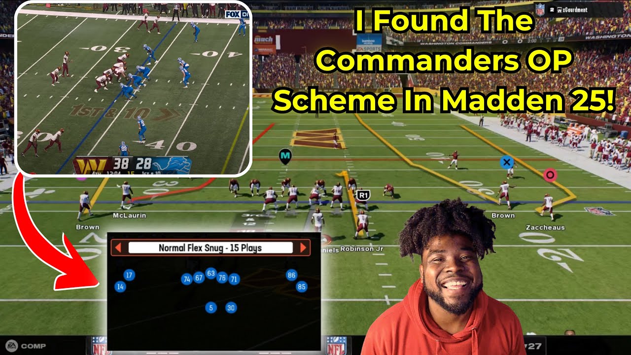 The Commanders Dominated The Lions Running This OP Formation, So I Found It In Madden 25!