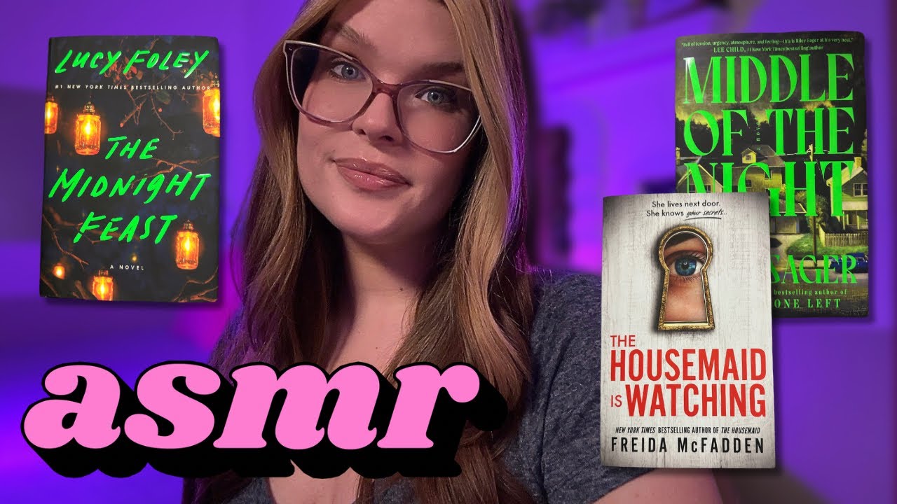 ASMR Book Haul ✨ Book tapping & close whispers