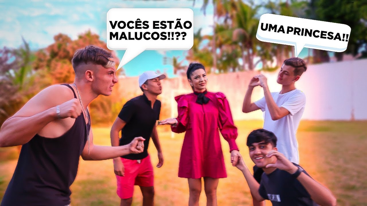 TODOS OS MENINOS ELOGIARAM MINHA NAMORADA E DEU BRlG@!!