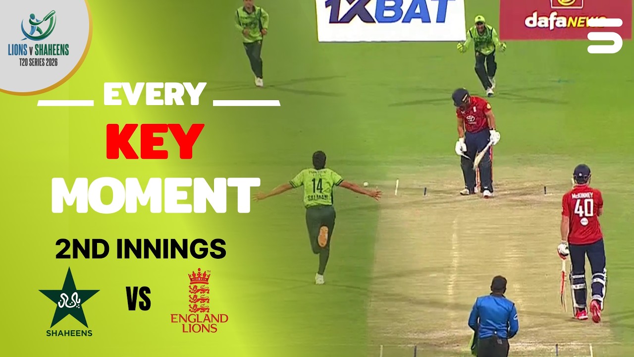 England lions All Boundaries & FOW | Pakistan vs England | Match 03 | T20I Series | ZN1K