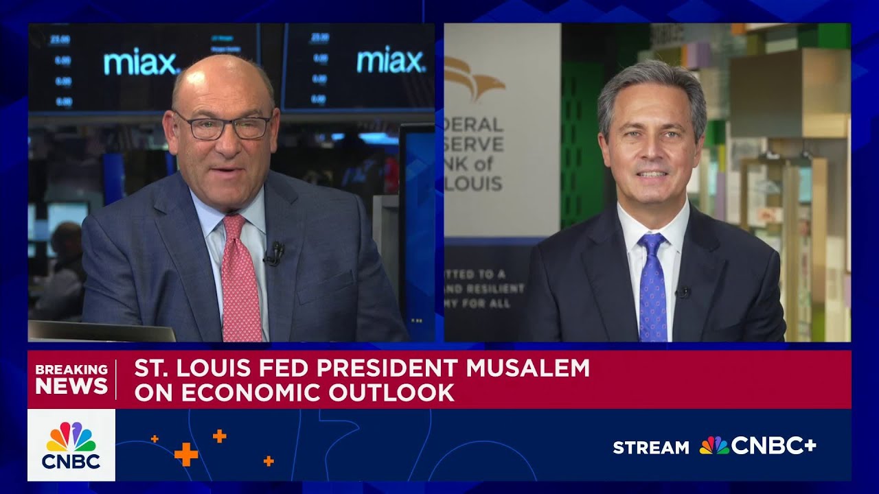 Watch CNBC's full interview with St. Louis Fed President Alberto Musalem
