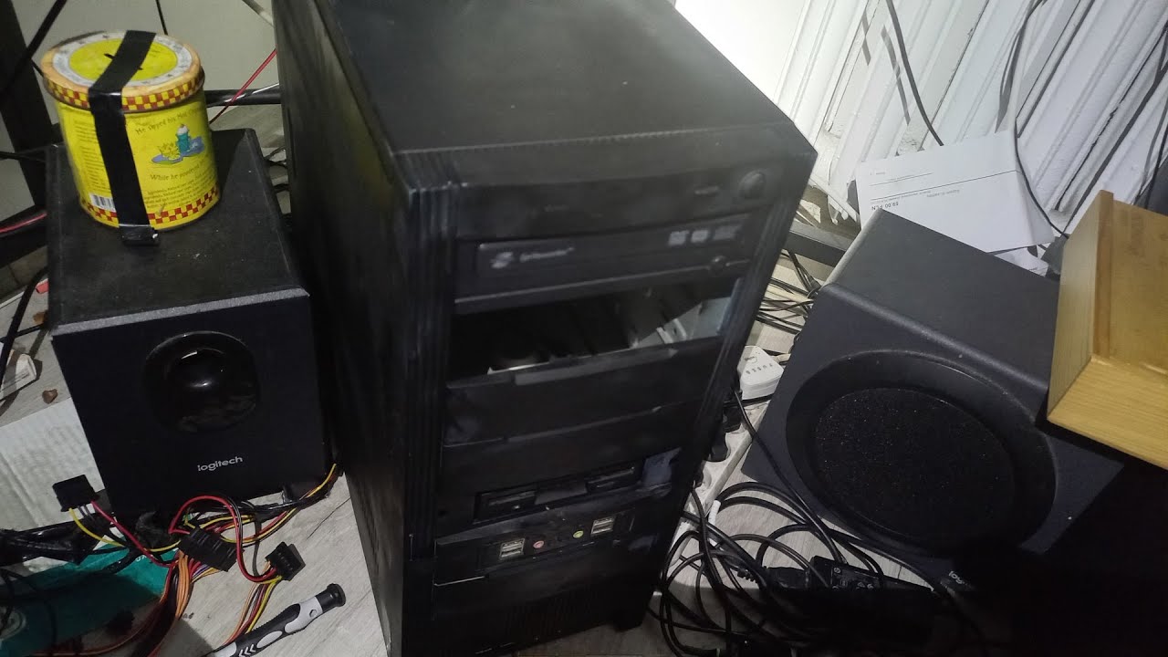 Mój nowy komputer stacjonarny ASRock N68C-S UCC + obudowa na czarno.