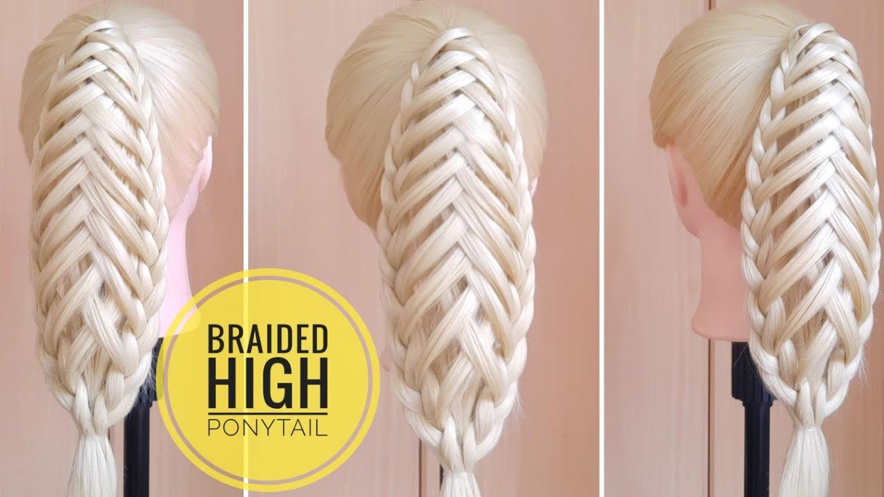 New Easy High Ponytail Hairstyle idea for Festival or Party || EasyHairstyles