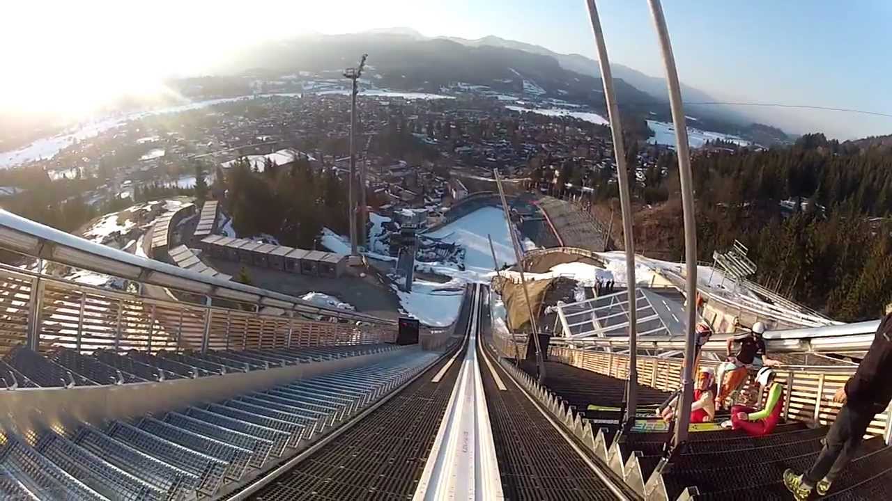 Skispringen Oberstdorf mit der Helmkamera_HD