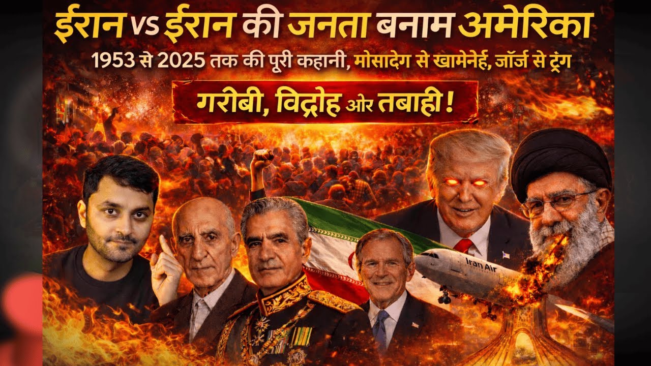 ईरान बनाम अमेरिका: 1953 से 2025 तक सत्ता, साज़िश और संघर्ष की पूरी कहानी | जनता बनाम ताक़त