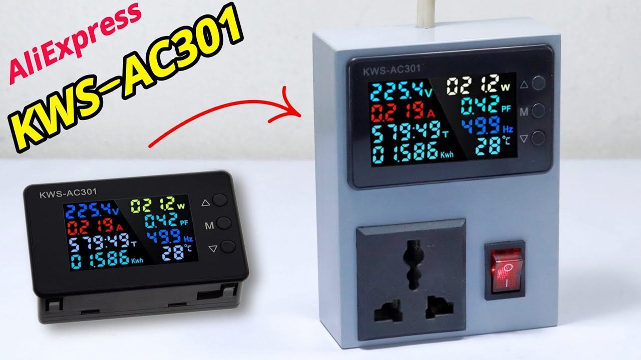 How to make 220v ac power meter wattmeter  KWS-AC301 | AliExpress