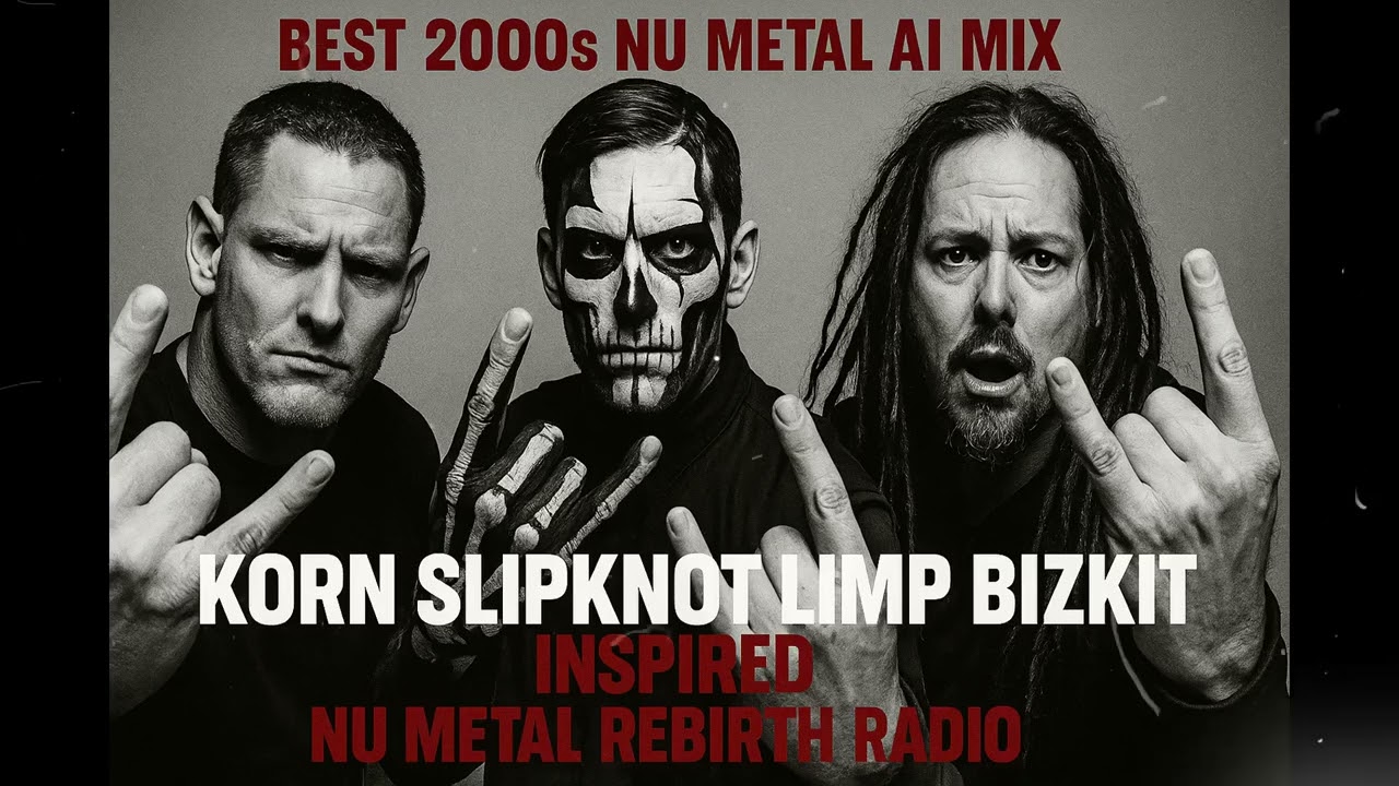 Best 2000s Nu Metal AI Mix | Korn Slipknot Limp Bizkit Inspired (Vol.1) Nu Metal Rebirth Radio