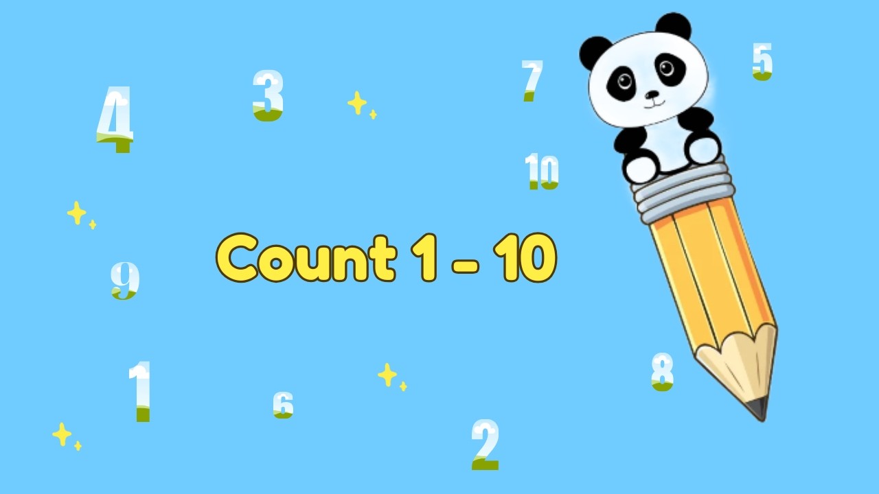 Numbers 1–10 for Kids | Count and Learn English 🎈