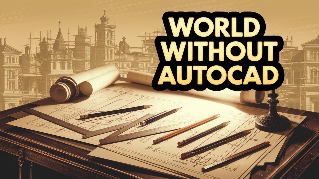 Before the Digital Blueprint The World Without AutoCAD and BIM