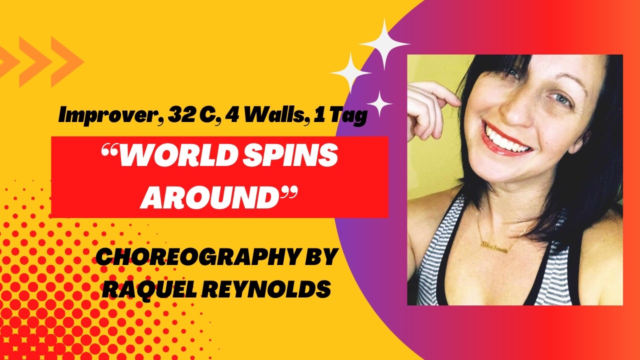 “World Spins Around” Improver Line Dance Demo