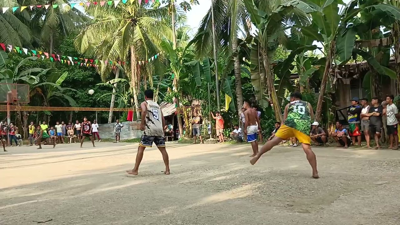 volleyball 🏐 dayon dayon bakbakan Dumanjug vs Cebu game 1 sa cambanay Danao city,, sitio kabayabsan.