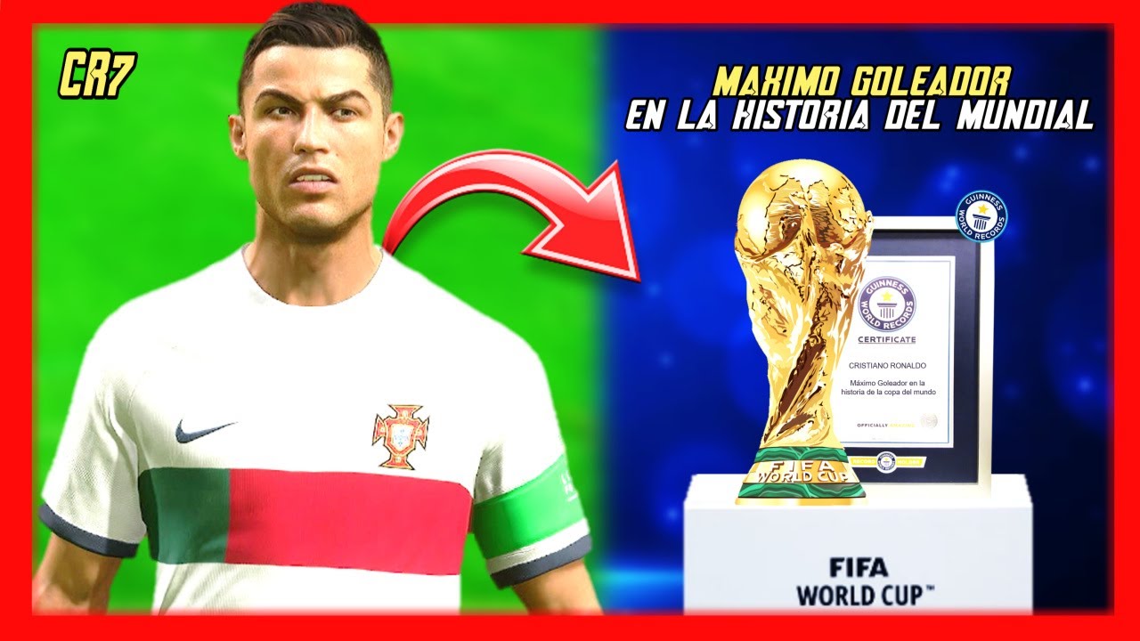 CONVERTI A CR7 EN EL GOLEADOR HISTORICO DE LA COPA DEL MUNDO | FIFA 23