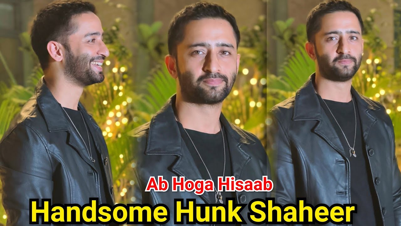 Shaheer Sheikh Looking Dashing In This Look For Ab Hoga Hisaab Web Drama On Mx Player with Mouni Roy