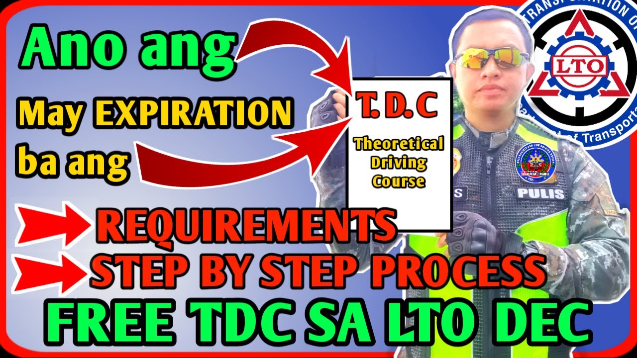 LTO TDC  - Theoretical Driving Course | MAY EXPIRATION BA ANG TDC? | FREE TDC SA LTO DEC