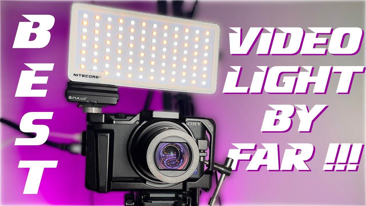 Best ON CAMERA Video Light for YouTube–NITECORE SCL 10 #best #camera #video #light #contentcreator