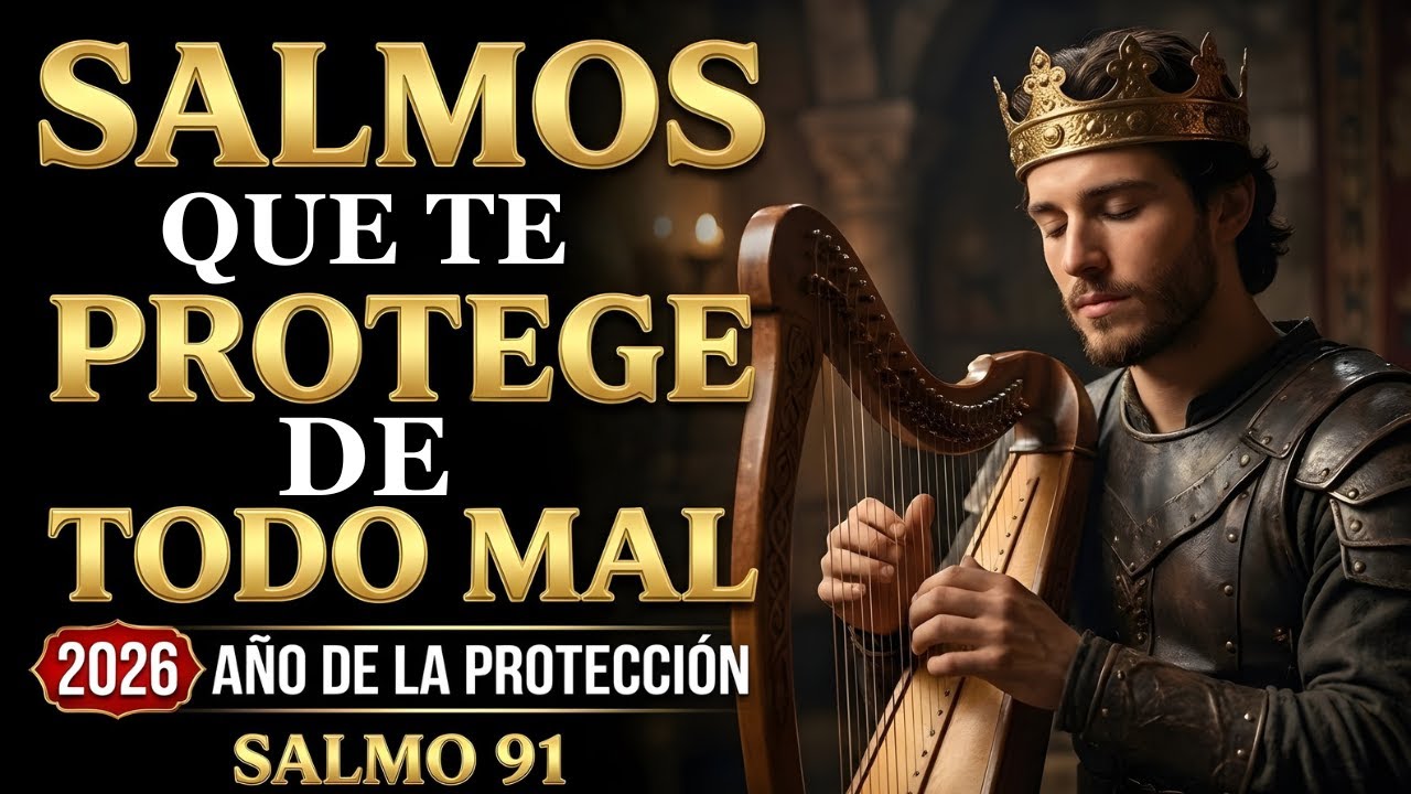 SALMOS PARA PROTEGERNOS DE TODO MAL EN EL AÑO 2026 | Salmos que David Cantaba Con Poder #salmos