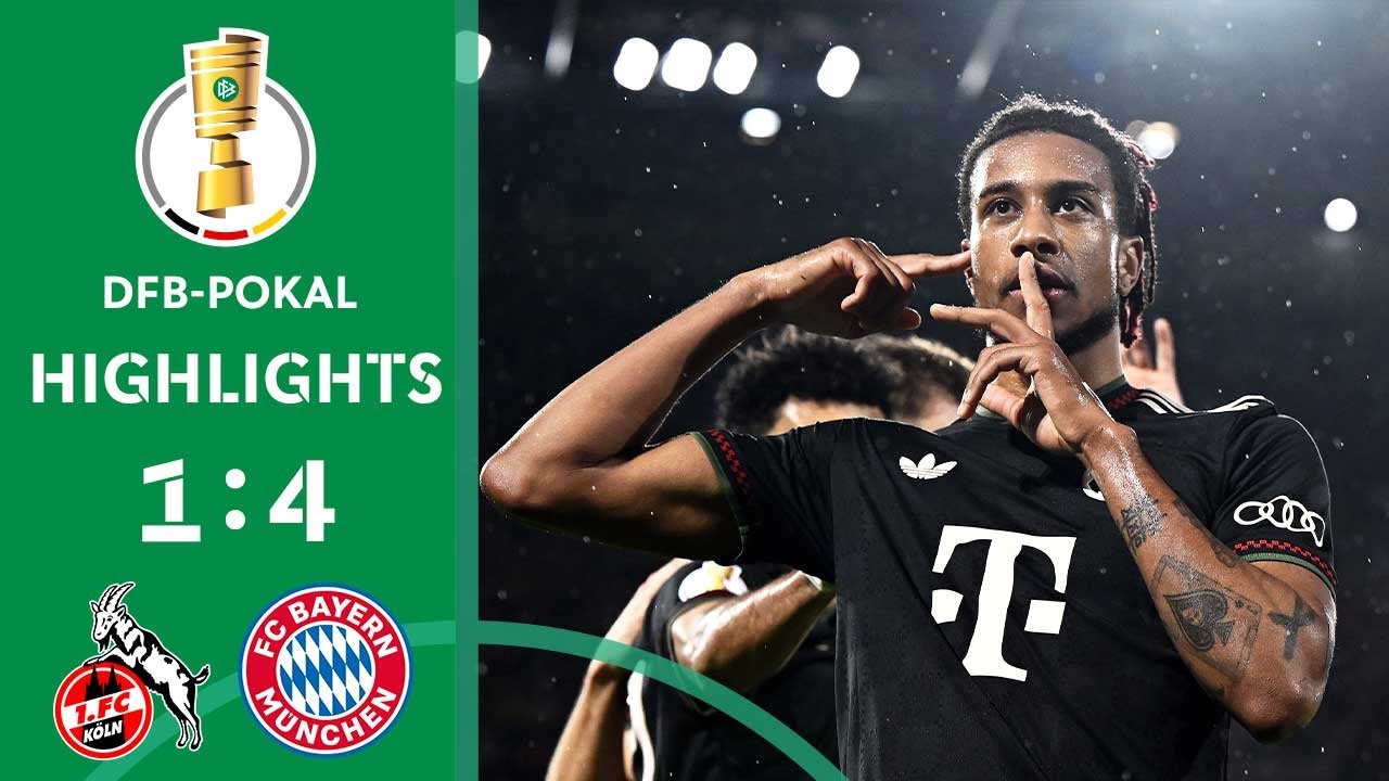 Kane, Olise & Diaz MAGIC! | 1. FC Köln vs. FC Bayern München 1-4 | Highlights | DFB-Pokal 2. Round