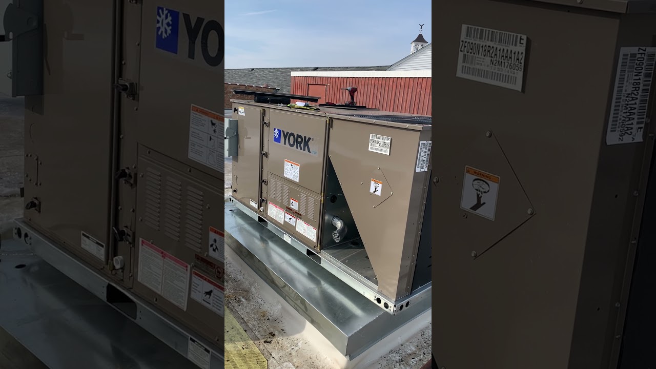 YORK ROOFTOP UNIT INSTALLATION-COMMERCIAL HV/AC