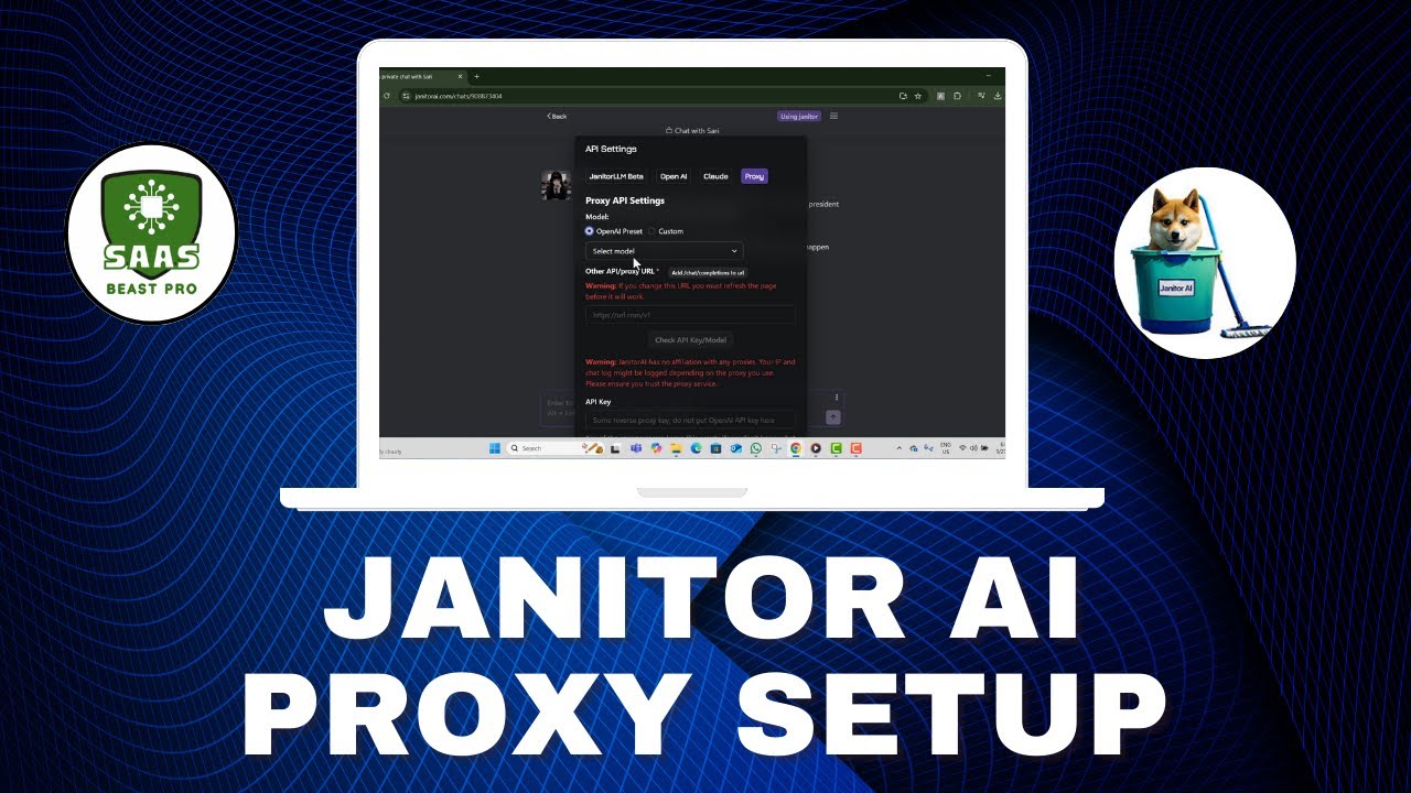 How To Use Proxy By Janitor Ai In Windows 11 PC - Detailed Tutorial