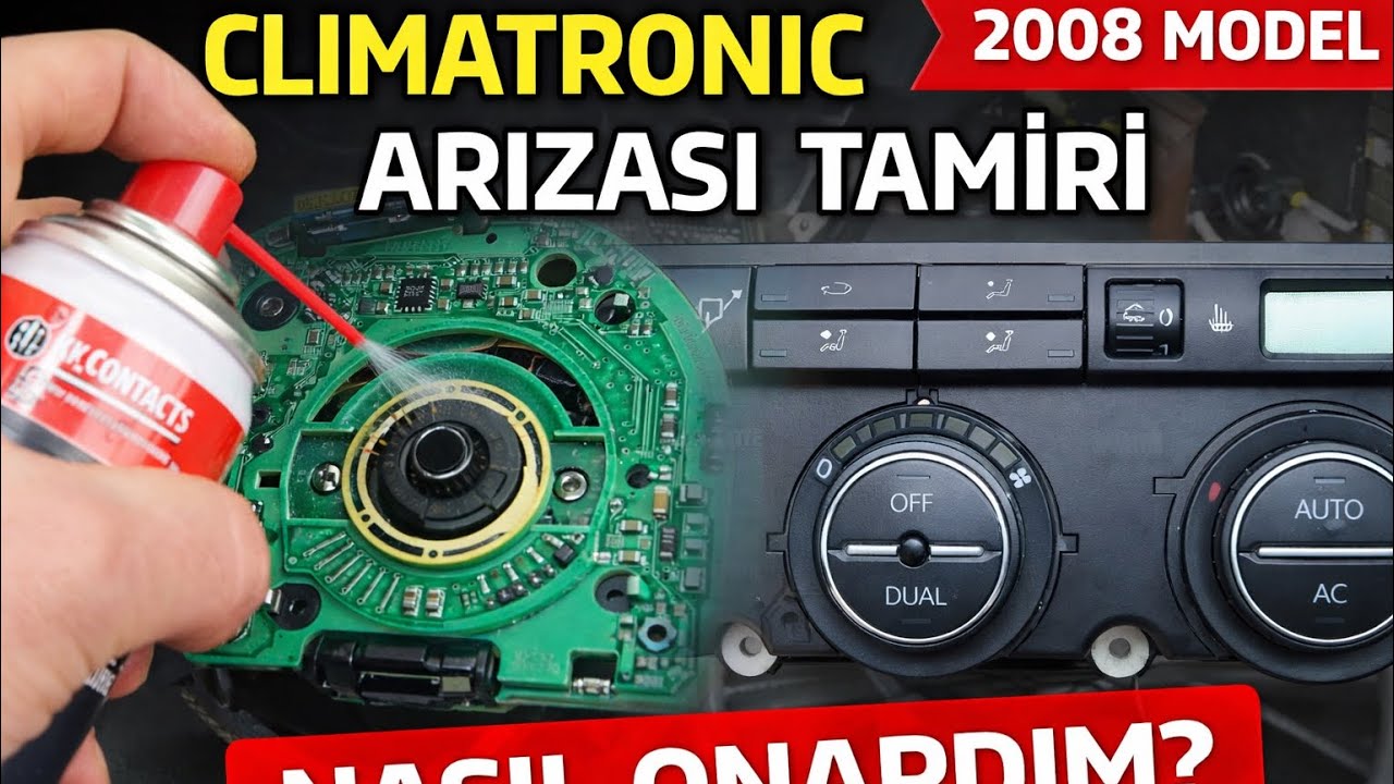 Vw Golf 5/Jetta mk5 Climatronic  Sicaklik Ayar Arizasi Onarim/Resetleme ( Encoder Problem )