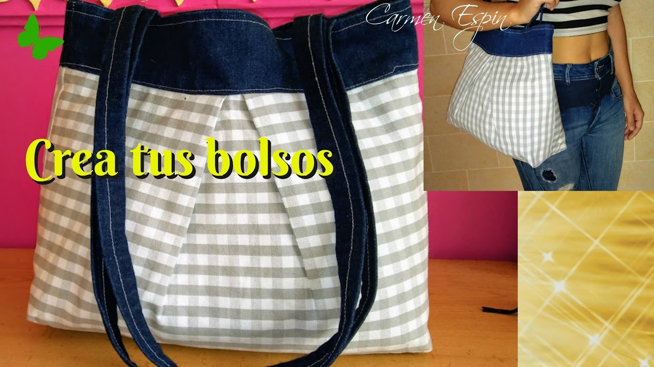 Bolso de restos de tela:diy