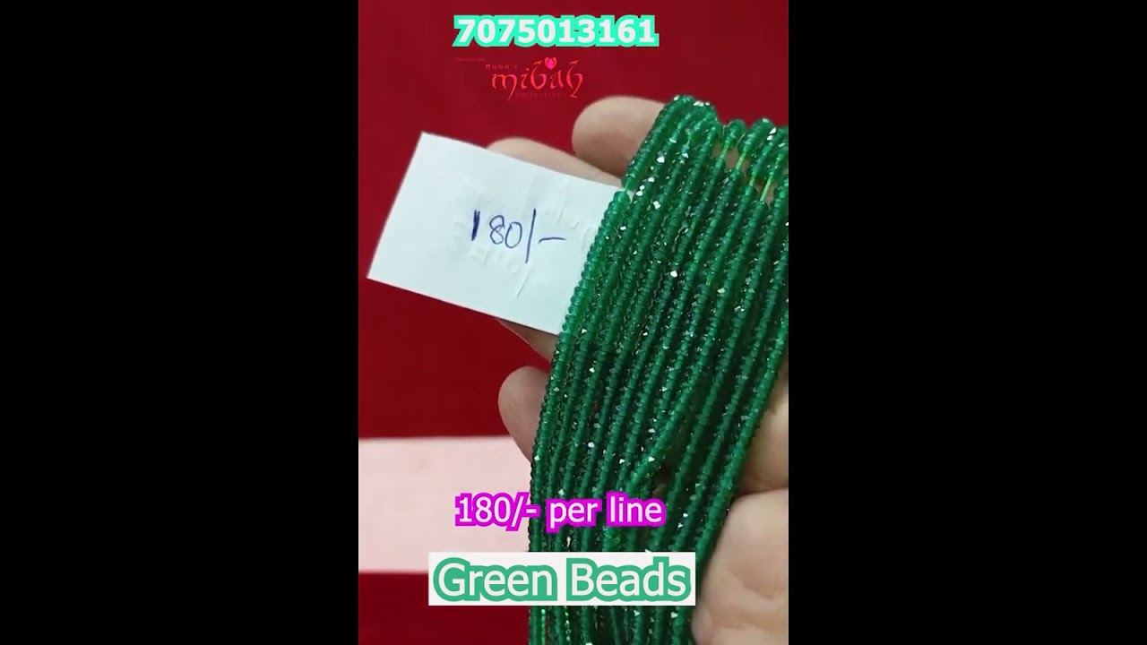 Green Beads | గ్రీన్ బెడ్స్