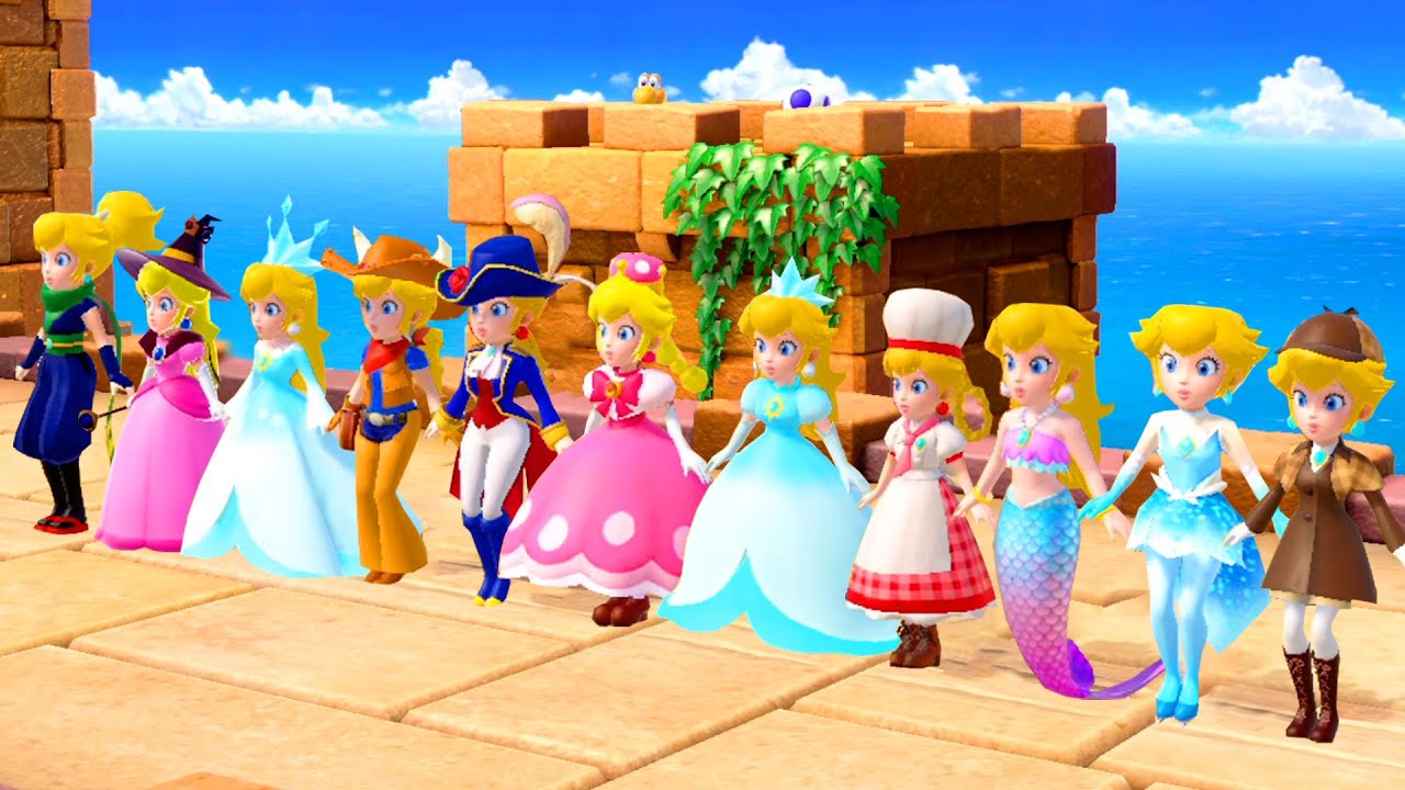 Super Mario Party All Funny Minigames With Princess Peach Showtime!