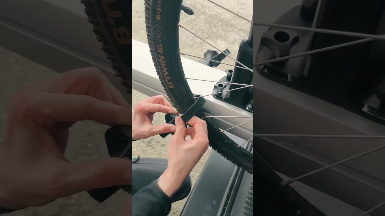 Installation d'un porte v&eacute;lo Thule veloslide sur Volkswagen T6 #vanam&eacute;nag&eacute;  #fourgonam&eacute;nag&eacute;