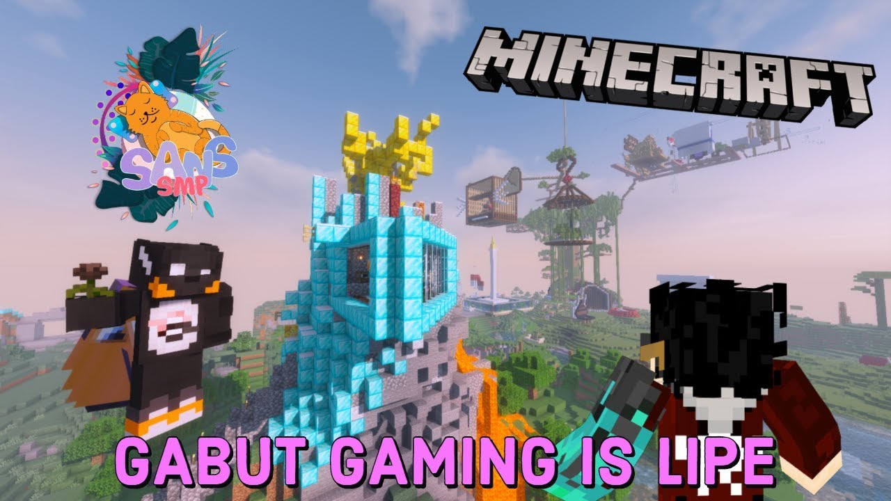 NgeGABUT Kebasenya ERPAN dan GAMERSEJATI!! |SANS SMP| Minecraft Indonesia