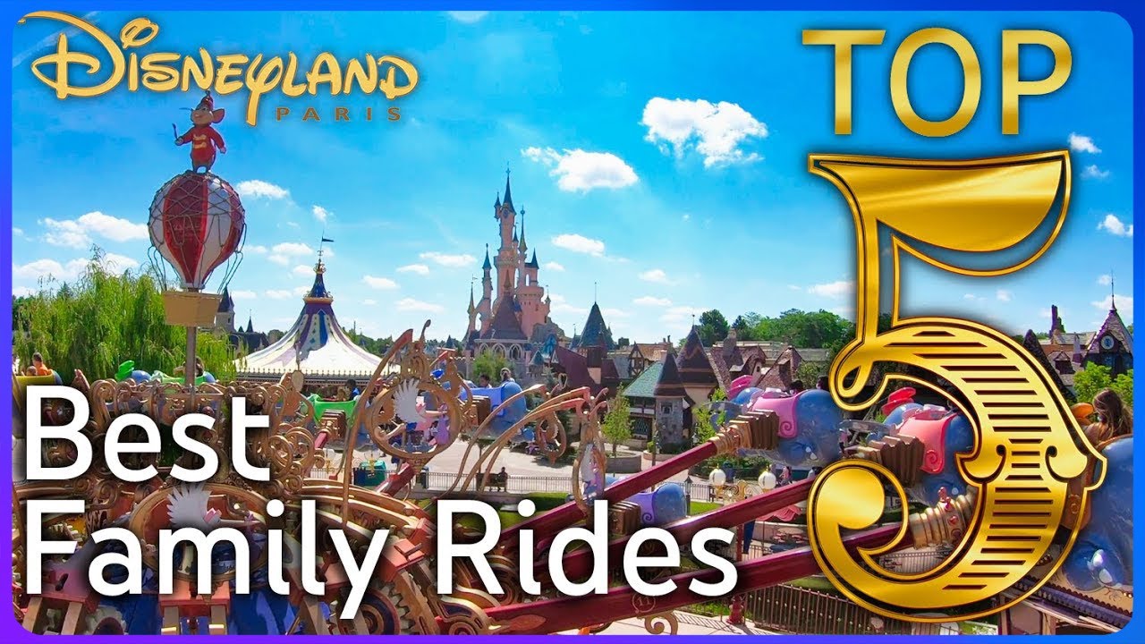 [4K] Top 5 Best Family Rides - Disneyland Paris