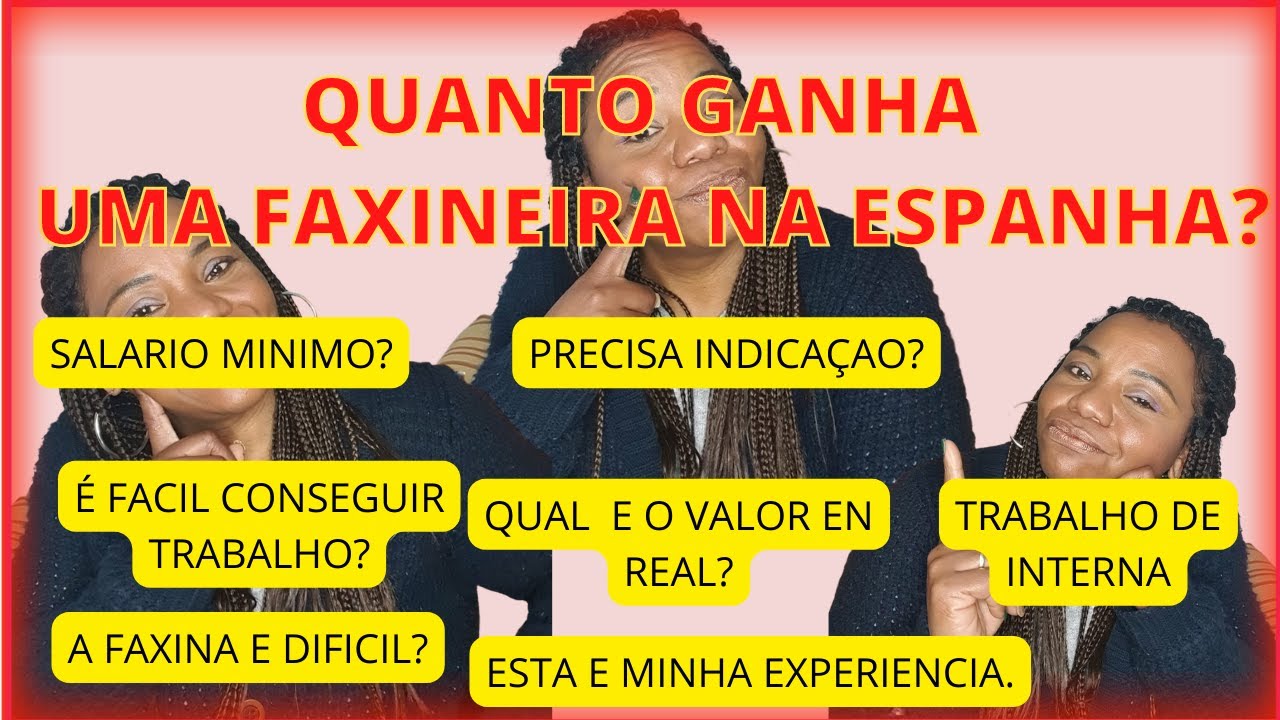 TRABALHO de Limpeza/DOMESTICA Na ESPANHA | Quanto ganha uma FAXINEIRA?