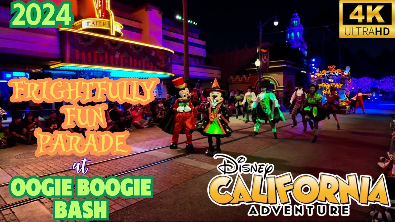 Frightfully Fun Parade Oogie Boogie Bash 2024 | Disney California Adventure [4K]